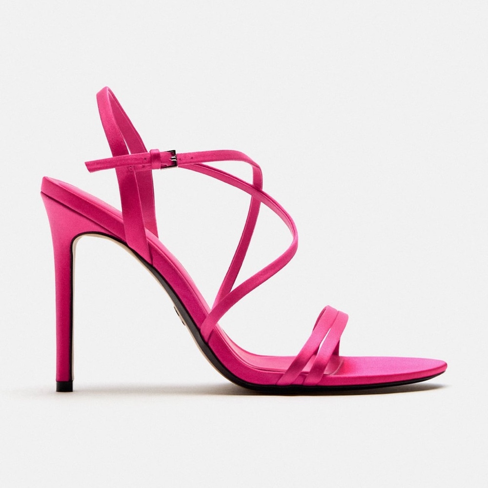 ZARA Colorful Sandals NWT Strappy Sandals Elegant Spring Wedding Party Prom